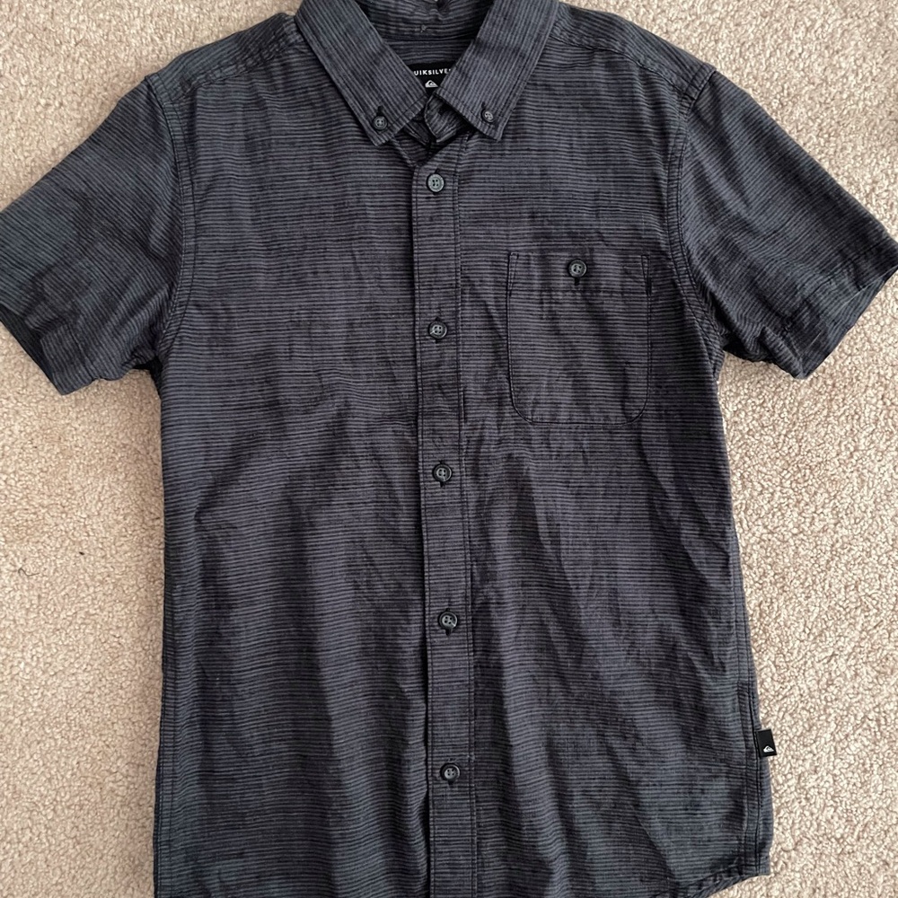 Boy’s  Black Button-Up Shirt
